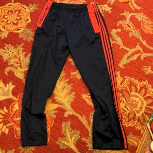 Adidas mens blue and red pants